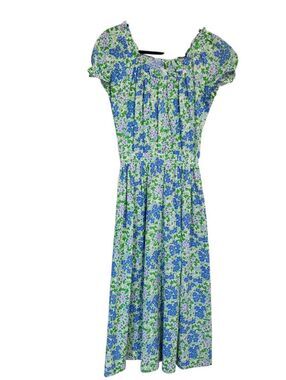 Vintage 60s 70s The Lilly Lilly Pulitzer Maxi Dress M Floral Summer Resort